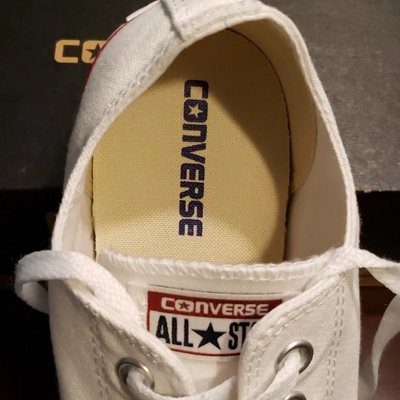 Men's Converse All Star Ox Optical White - Picture 7 of 9